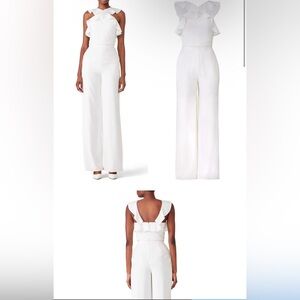 monique lhuillier white jumpsuit